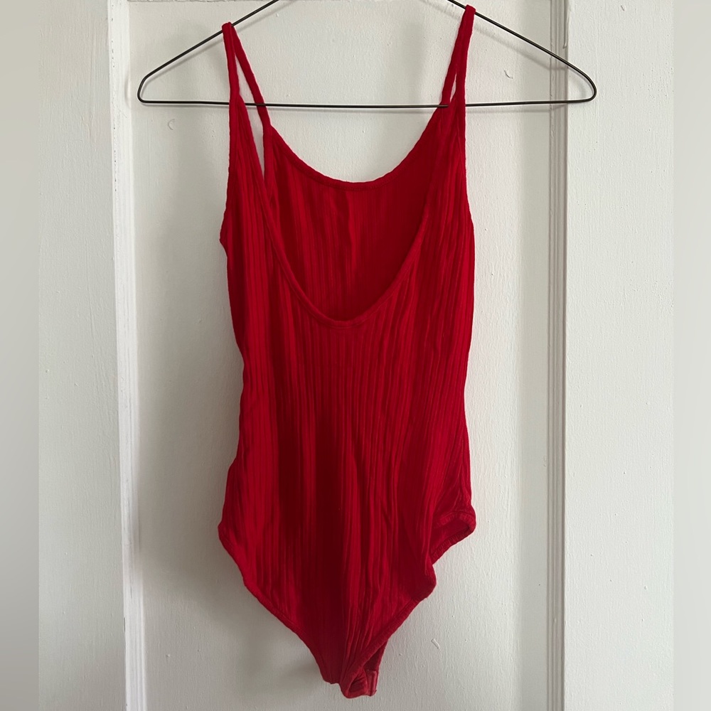 Red Out From Under (American Eagle) Leotard